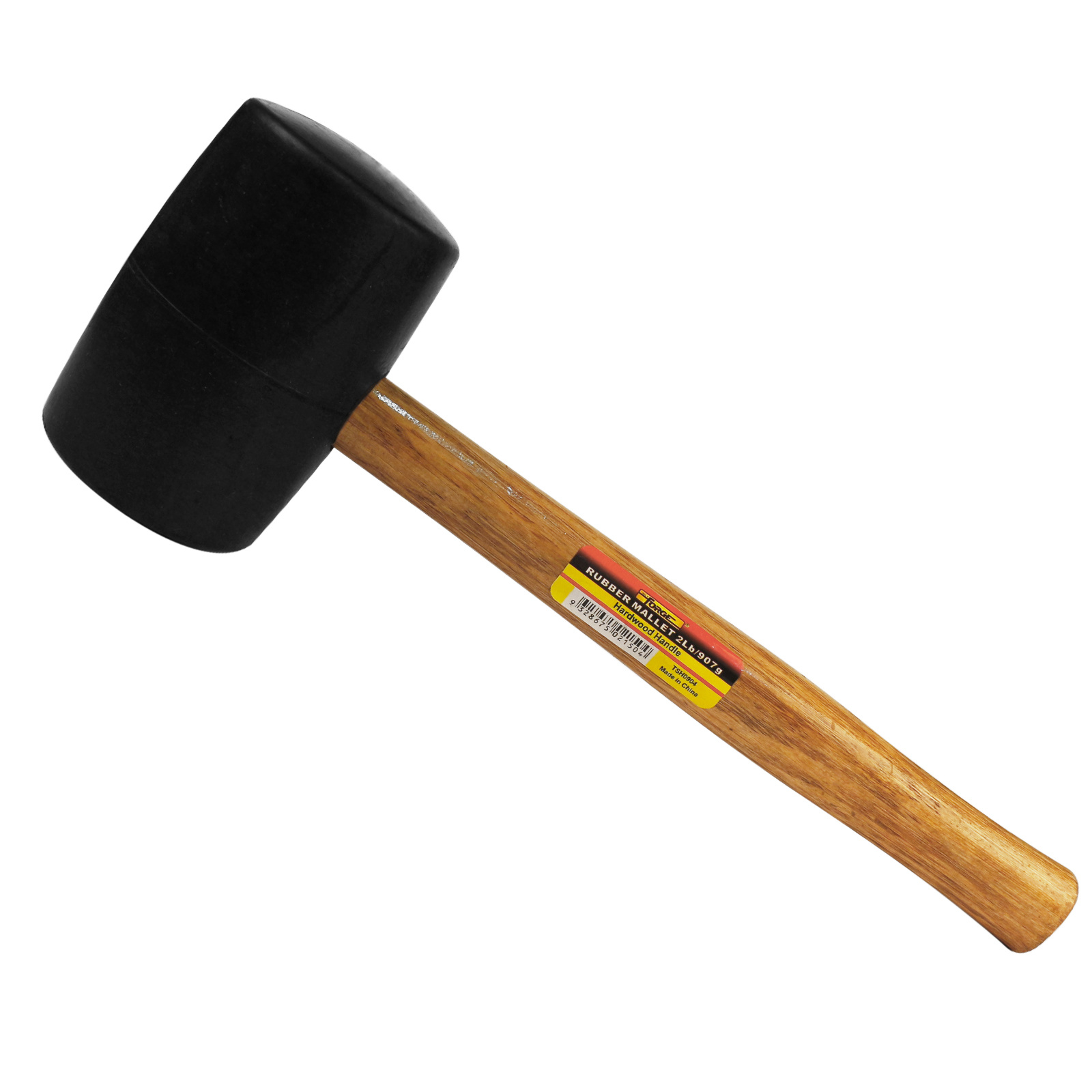 High-Quality-2lb-Rubber-Mallet-with-Wooden-Handle-for-Construction